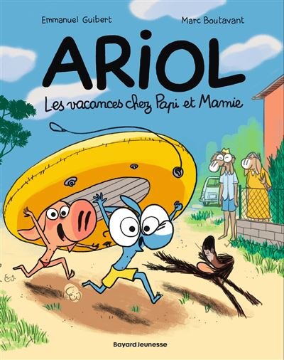 Ariol : Les vacances chez Papi et Mamie - Emmanuel Guibert - Bd Kids - cartonné - Bande dessinée jeunesse