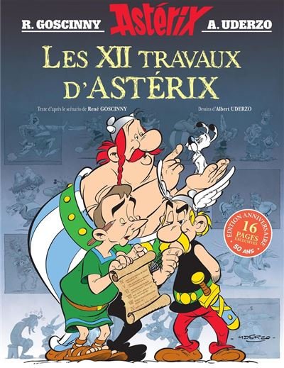 Astérix - Les XII travaux d'Astérix - Édition 50 ans -  René Goscinny - Hachette Asterix - ebook (ePub illustré) - Bande dessinée