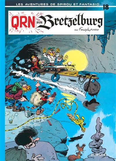 Spirou et Fantasio - Tome 18 - QRN sur Bretzelburg - André Franquin - Dupuis - broché - Bande dessinée