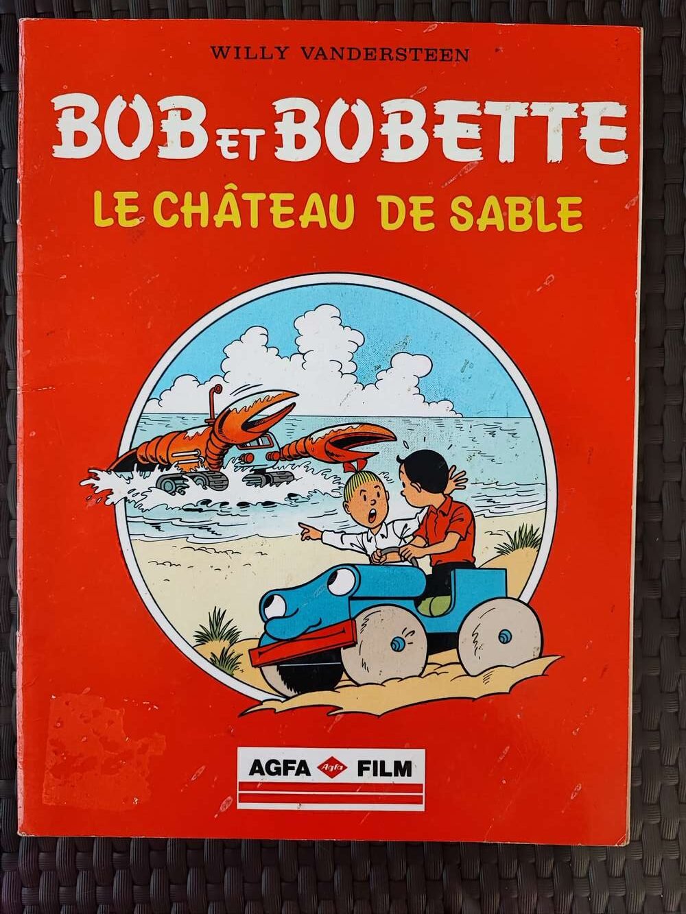 Bob et Bobette - Le château de sable - Publicité AGFA