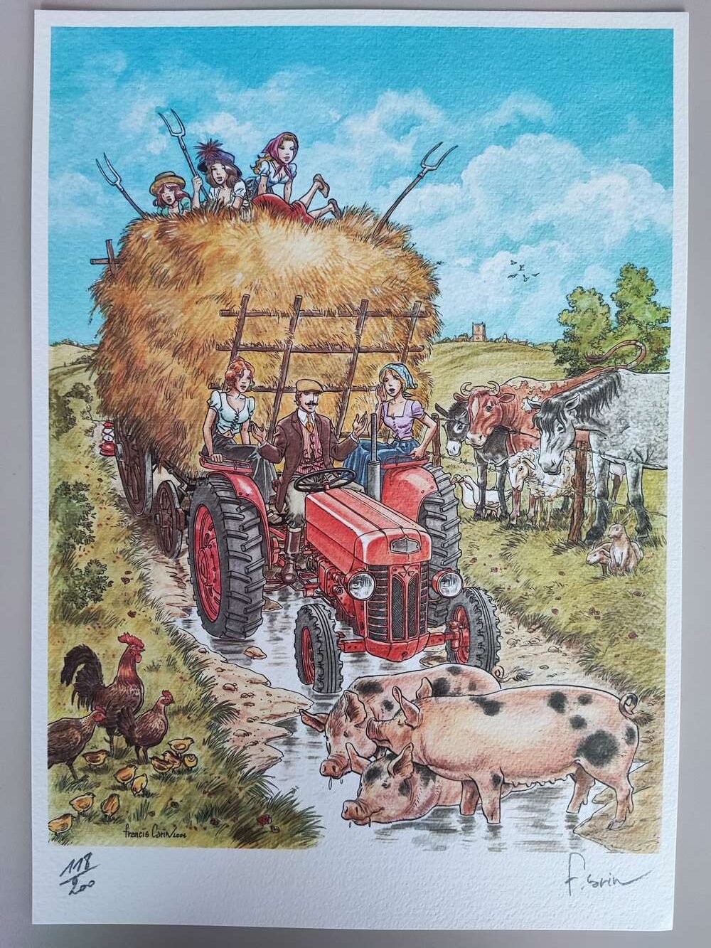 Carin - Victor Sackville foire agricole Eghezee tracteur