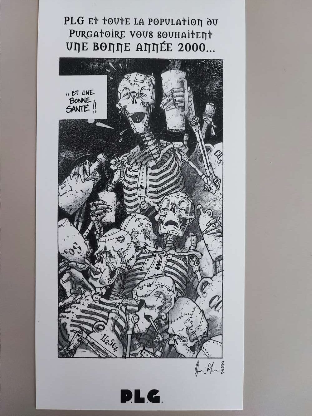 Carte de voeux 2000 P.L.G.