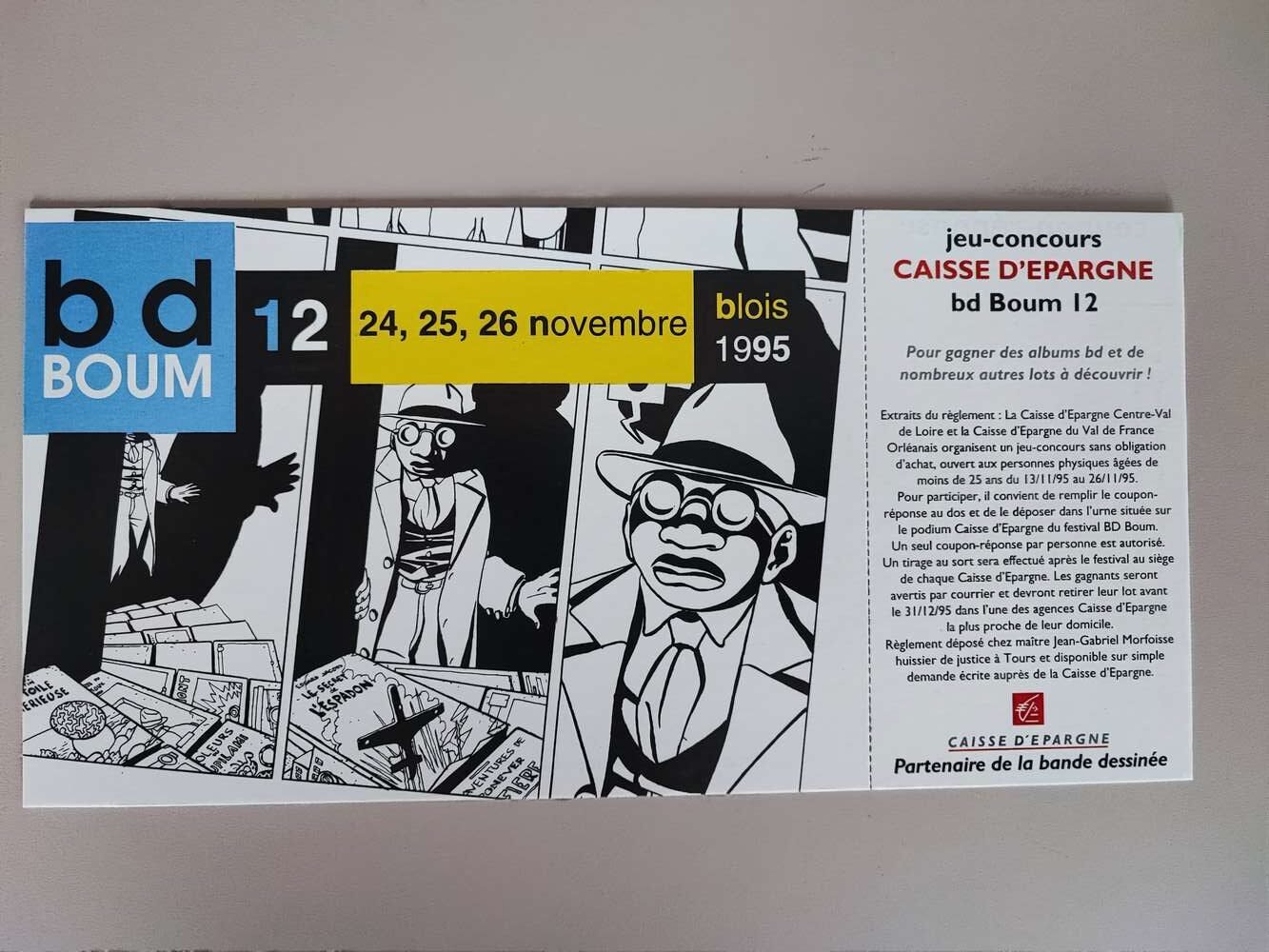 Jeu concours BD Boum - CAISSE D'EPARGNE