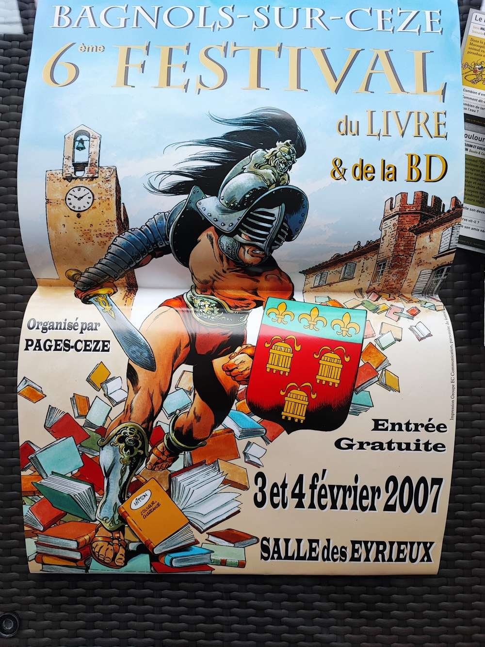 Affiche Festival BD - Bagnols-sur-Cèze 2007