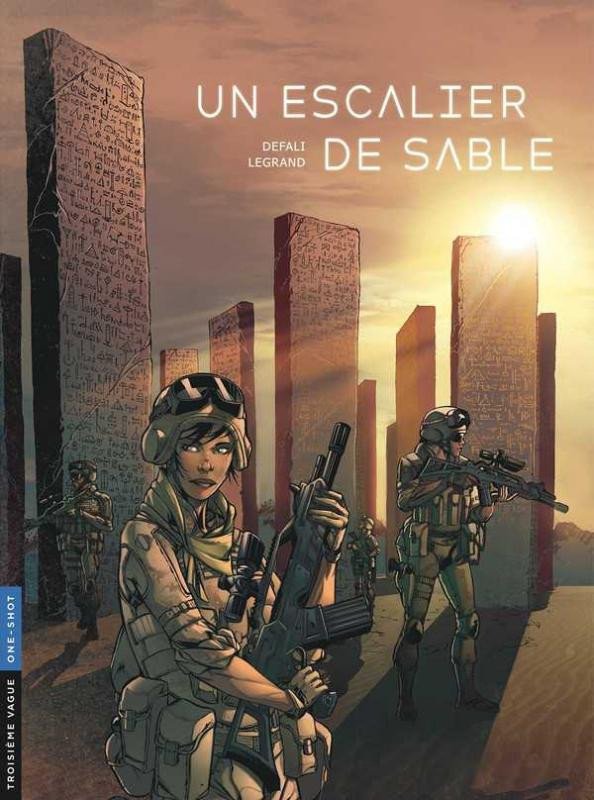 Un escalier de sable
