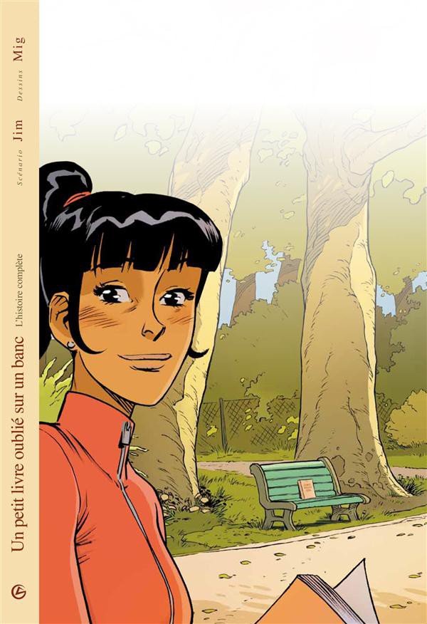 Un petit livre oublié sur un banc
