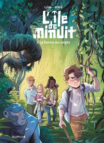 L'île de minuit - Tome 2 - La femme aux singes -  Lylian - Dupuis - cartonné - Bande dessinée jeunesse