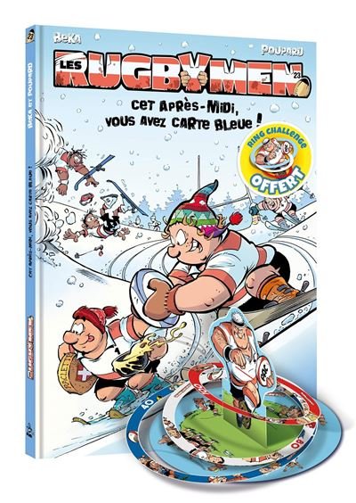 Les Rugbymen - tome 23 + ring challenge Cet après-midi, vous avez carte bleue ! -  Béka - Bamboo Eds - cartonné - Bande dessinée