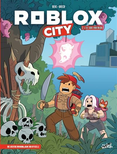Roblox City T02 - L'île aux Fruitblox - Benjamin Ferré - Soleil - cartonné - Bande dessinée jeunesse