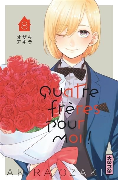 Quatre frères pour moi !  - Tome 8 - Akira Ozaki - Kana Eds - broché - Manga
