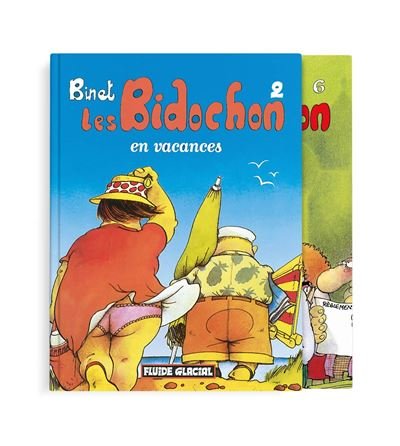 Les Bidochon - Pack 1+1 - Tomes 02 et 06 - Les Vacances - Christian Binet - Fluide Glacial-Audie - Coffret - Bande dessinée