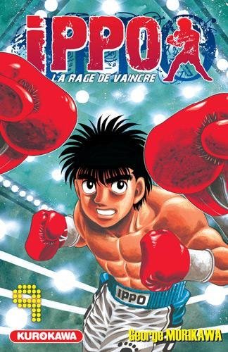 Vol.9 Ippo - Saison 1 - La rage de vaincre (Miyata mis en diffuculté par l'incroyable tenacité de Mashiba !)